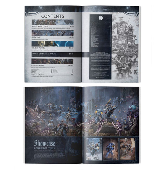 Games Workshop 53-01 - Warhammer 40,000 - Space Wolves: Codex Supplement