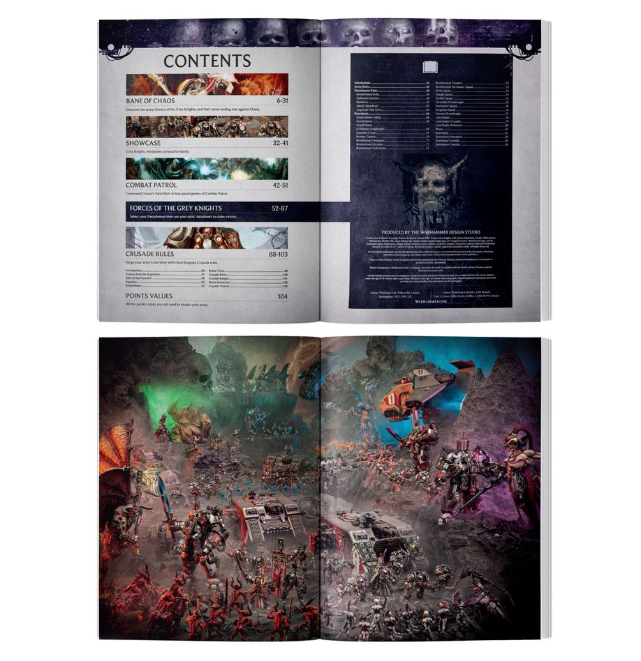 Games Workshop 57-01 - Warhammer 40,000 - Grey Knights: Codex (2025)