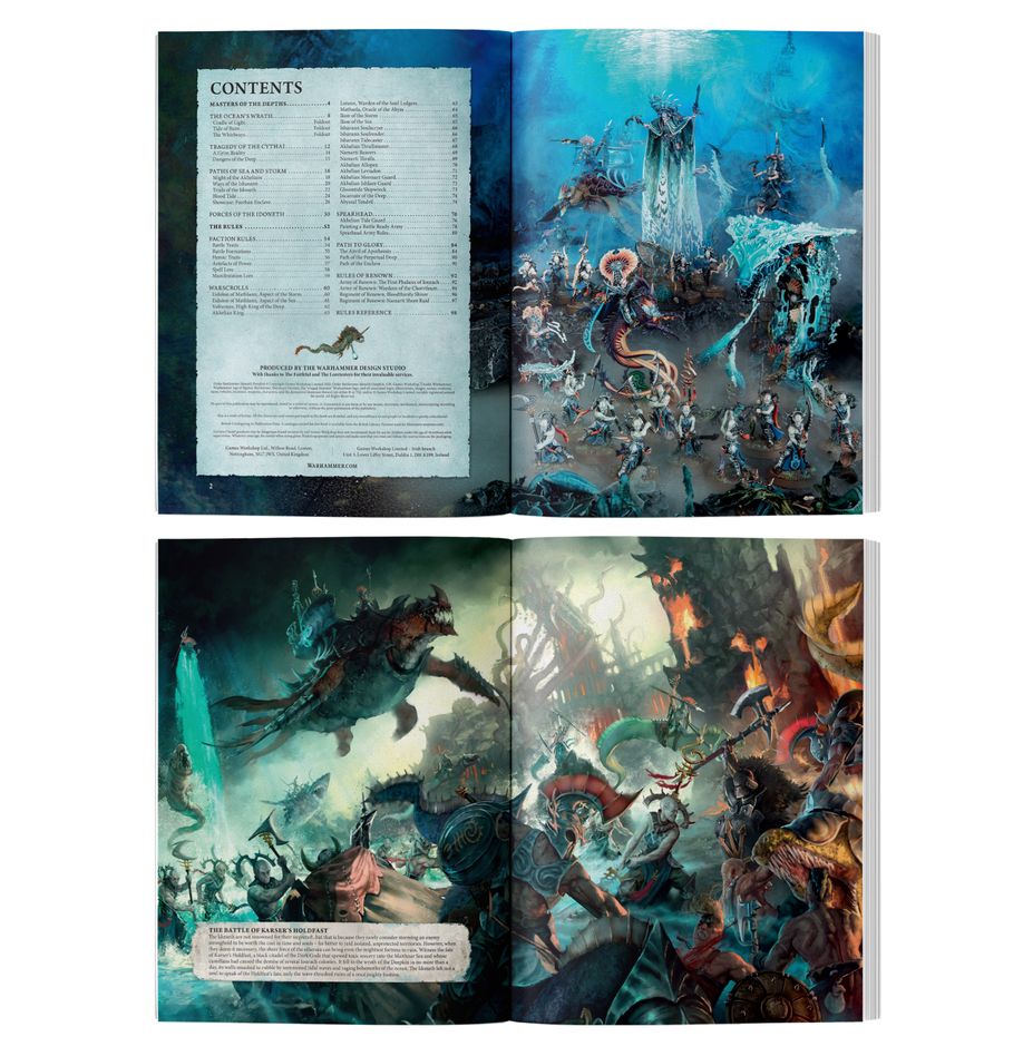 Games Workshop 87-01 - Age of Sigmar - Idoneth Deepkin: Battletome