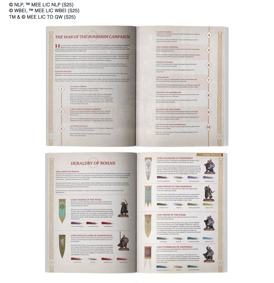 Games Workshop 30-02 - Middle-Earth Strategy Battle Game - Journal: The War of the Rohirrim