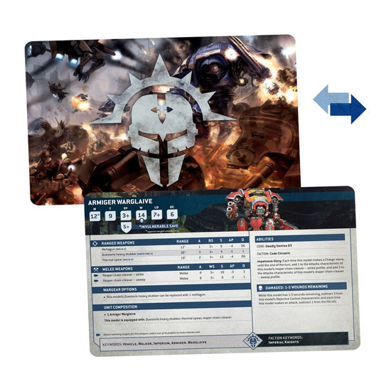 Games Workshop 54-02 - Warhammer 40,000 - Imperial Knights: Datasheet Cards