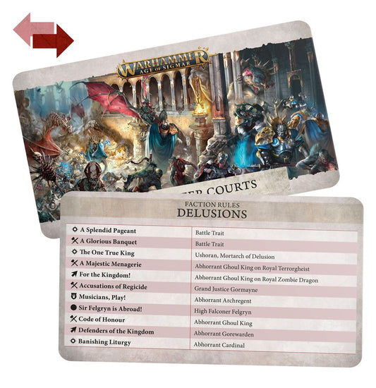Games Workshop 91-30 - Age of Sigmar - Flesh-Eater Courts: Warscroll Cards