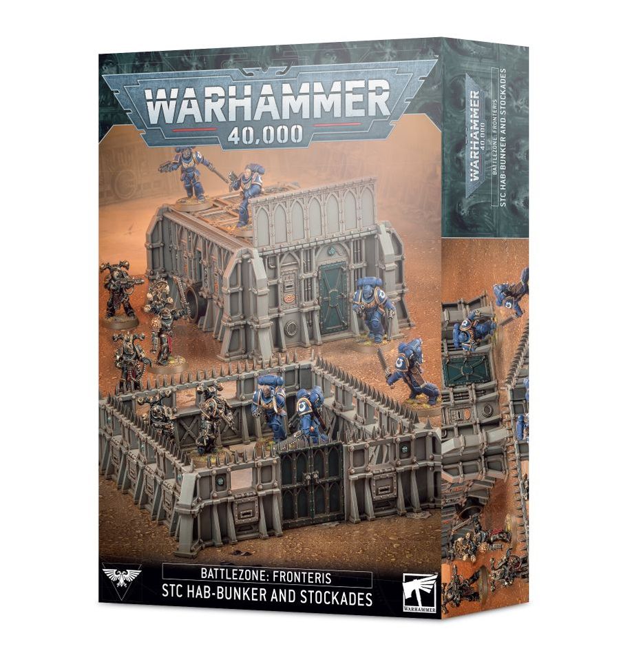 Games Workshop 64-55 - Warhammer 40,000 - Battlezone Fronteris: STC Hab-Bunker & Stockades