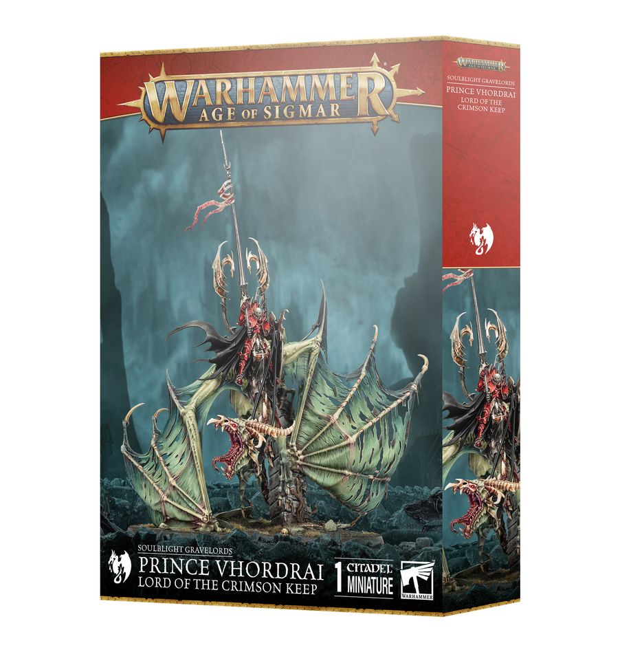 Games Workshop 91-80 - Age of Sigmar - Soulblight Gravelords: Prince Vhordrai, Lord of the Crimson Keep