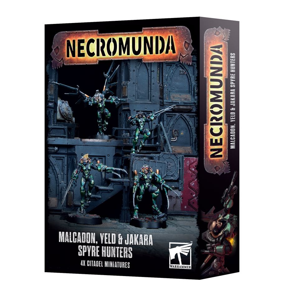 Games Workshop 301-44 - Necromunda - Malcadon, Yeld, and Jakara Spyre Hunters