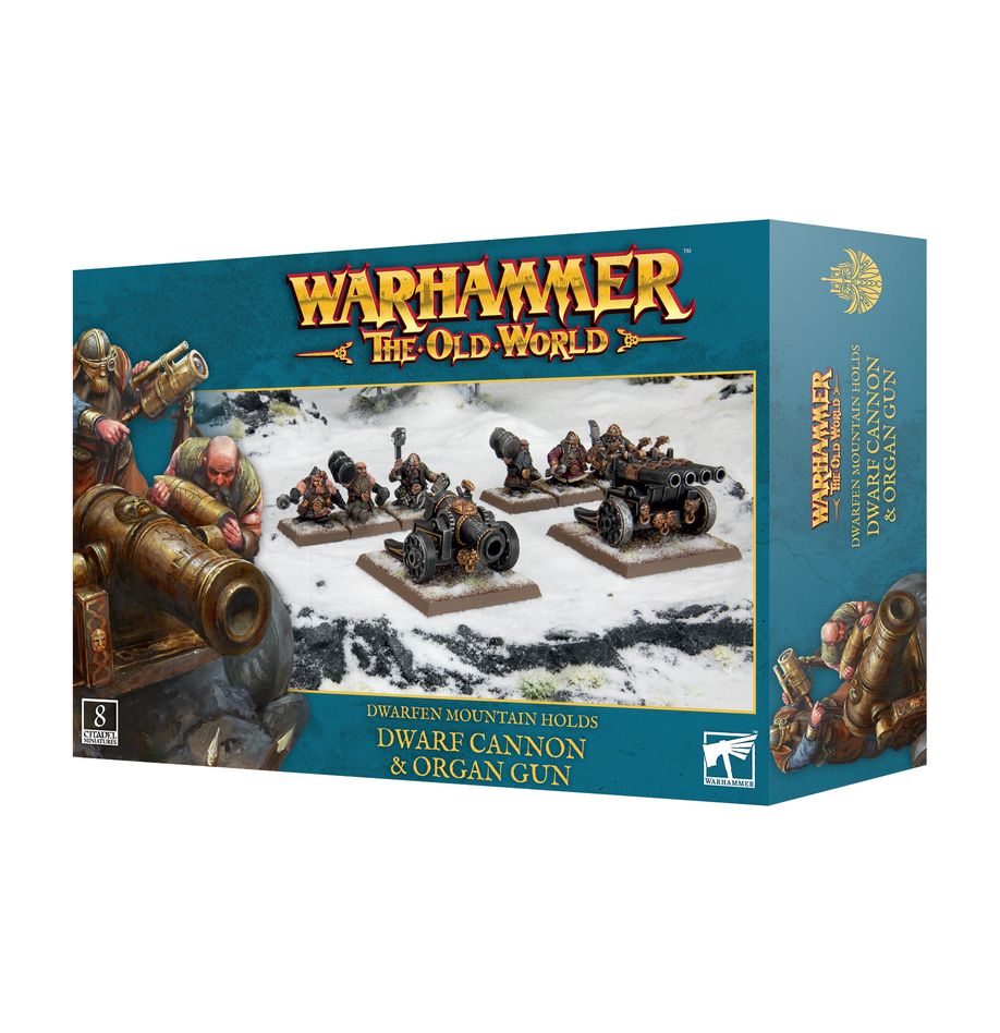 Games Workshop 10-14 - Warhammer: The Old World - Dwarfen Mountain Holds: Dwarf Cannon & Organ Gun