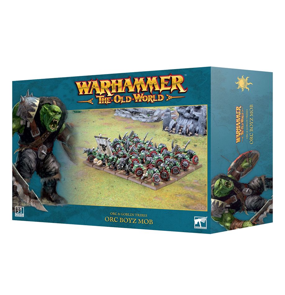 Games Workshop 09-02 - Warhammer: The Old World - Orc and Goblin Tribes: Orc Boyz Mob