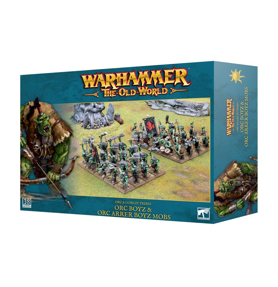 Games Workshop 09-03 - Warhammer: The Old World - Orc and Goblin Tribes: Orc Boyz and Orc Arrer Boyz Mobs