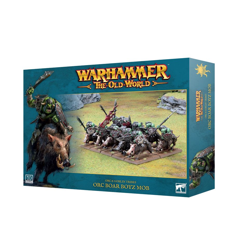Games Workshop 09-06 - Warhammer: The Old World - Orc and Goblin Tribes: Orc Boar Boyz Mob