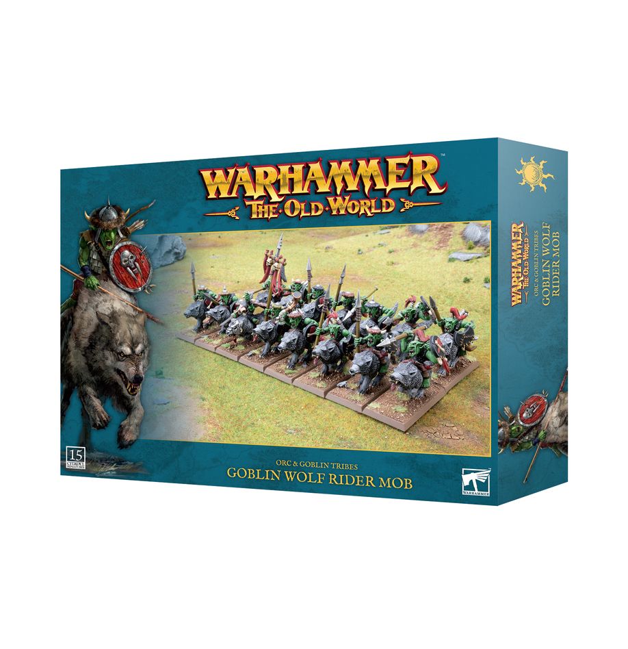 Games Workshop 09-09 - Warhammer: The Old World - Orc and Goblin Tribes: Goblin Wolf Rider Mob