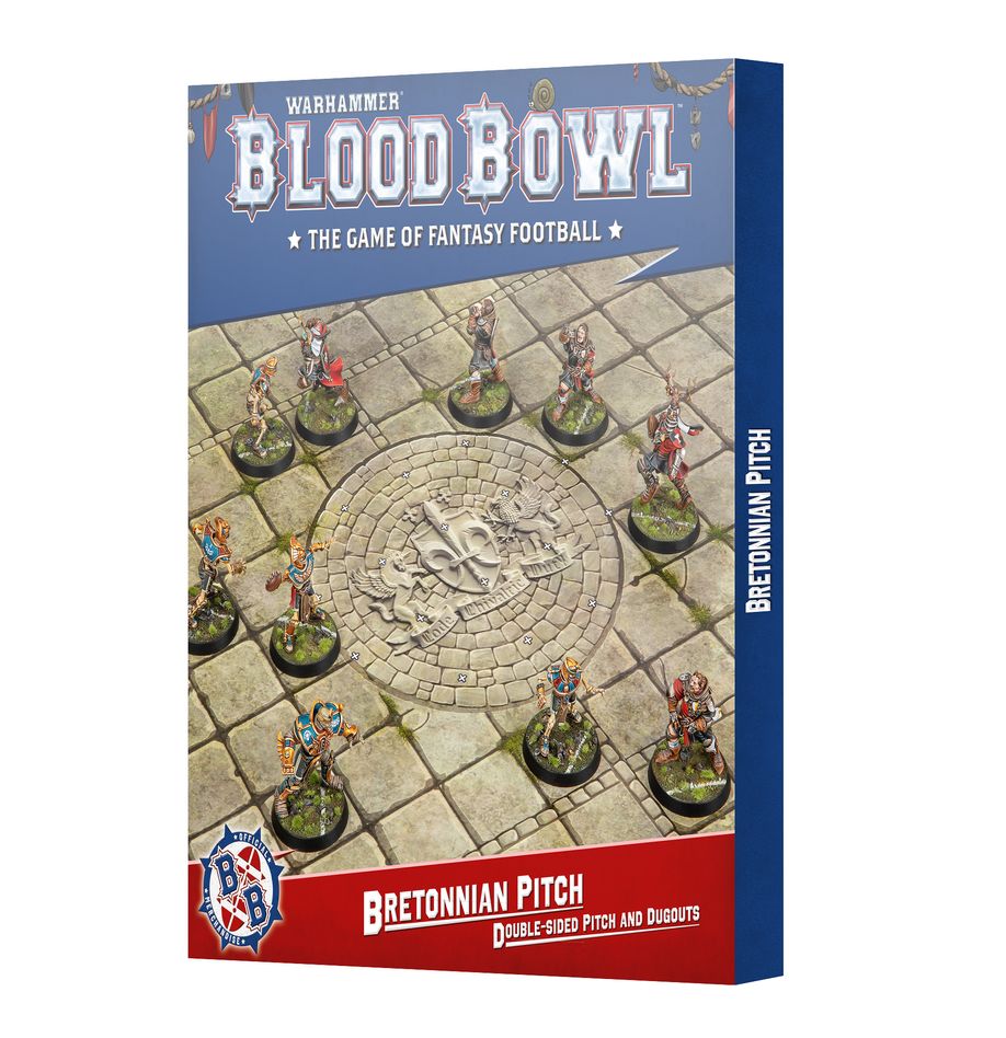 Games Workshop 202-61 - Blood Bowl - Bretonnian Team: Pitch & Dugouts