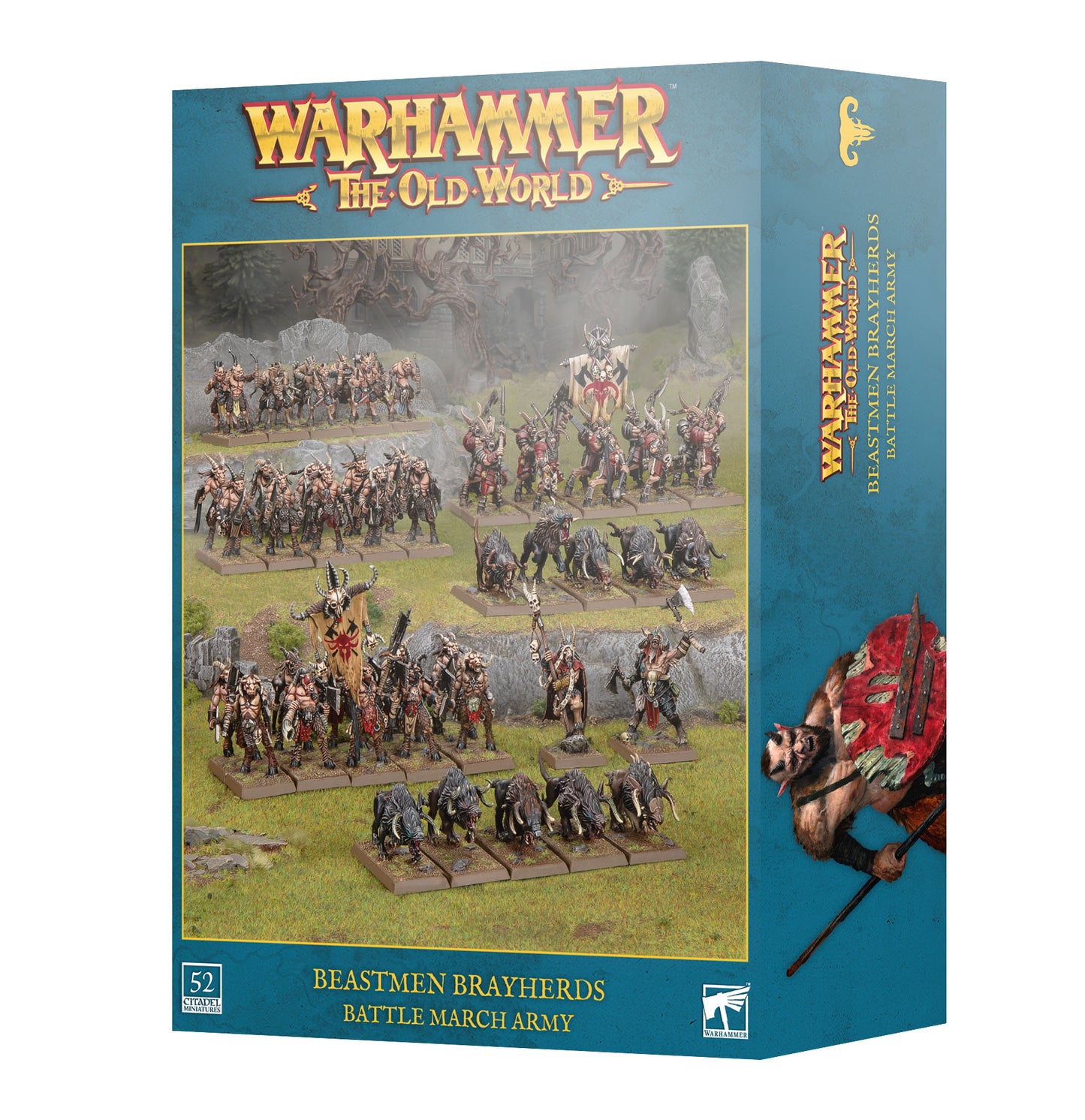 Games Workshop 08-112 - Warhammer: The Old World - Beastmen Brayherds: Battle March Army
