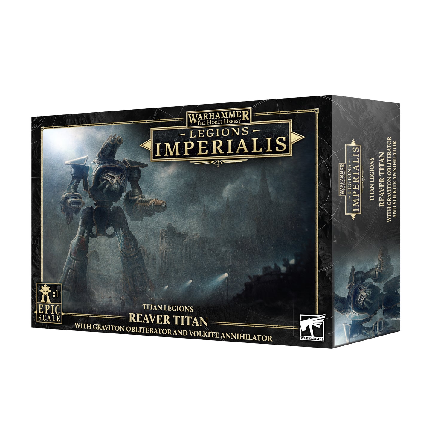 Games Workshop 03-110 - Legions Imperialis - Reaver Titan with Graviton Obliterator and Volkite Annihilator