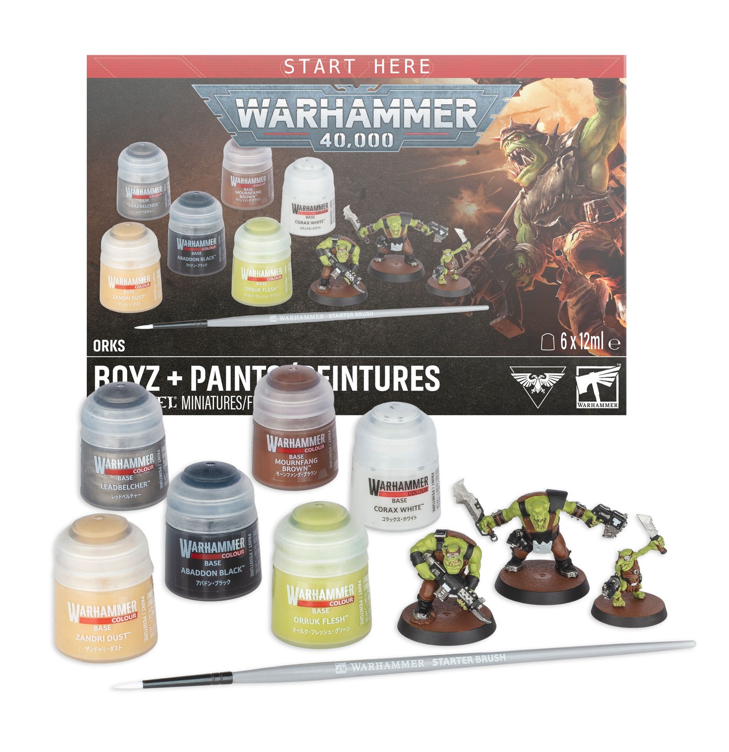 Games Workshop 60-05 - Warhammer 40,000 - Orks + Paints Set (2026)