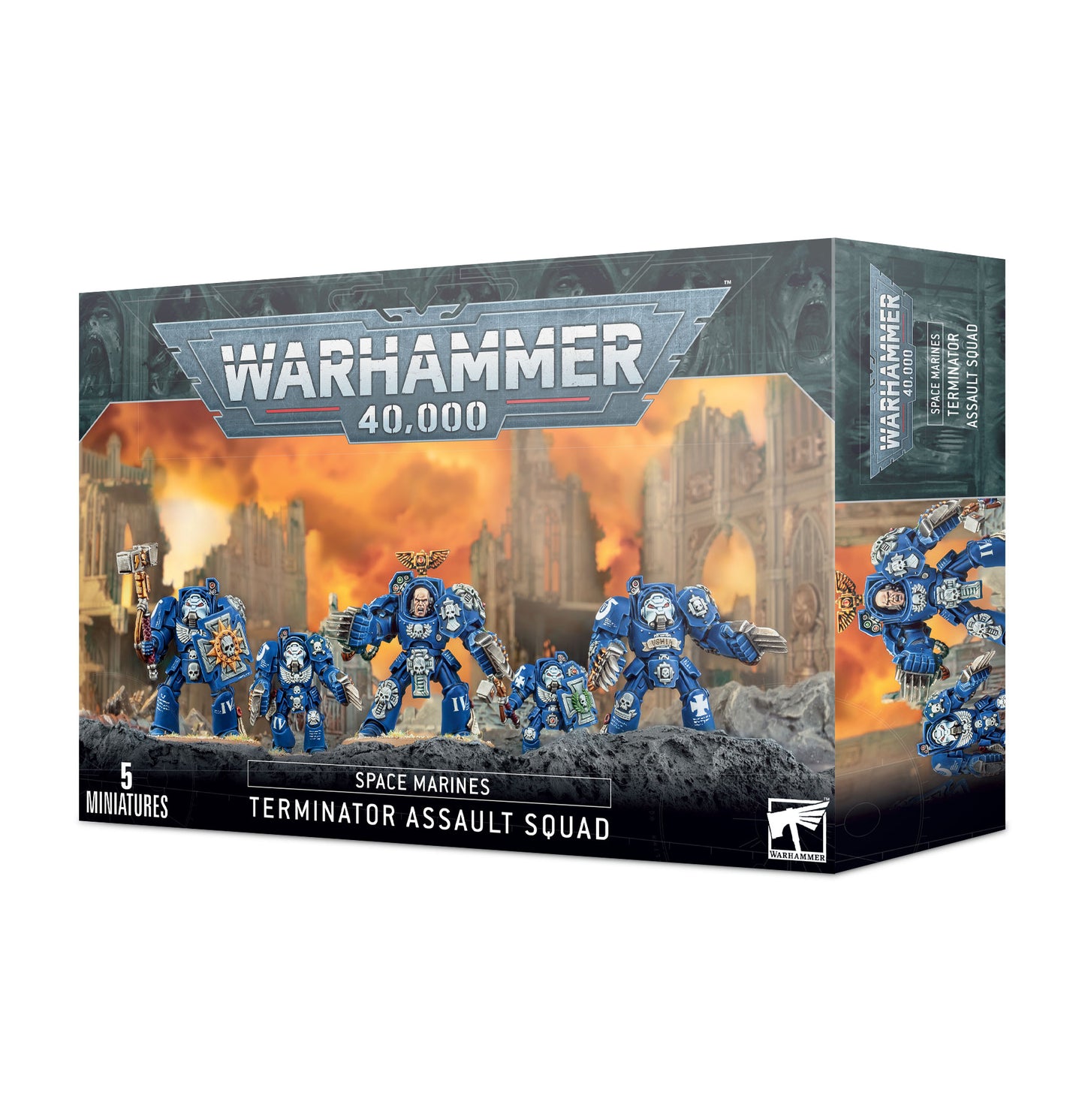 Games Workshop 48-34 - Warhammer 40,000 - Space Marines: Terminator Assault Squad (Clearance)