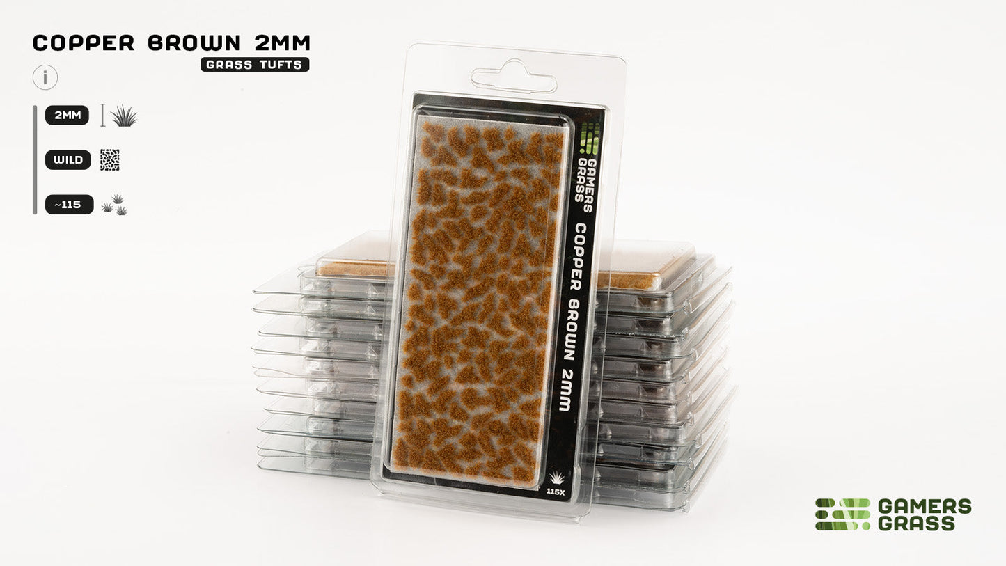 Gamers Grass GG2-CB - Copper Brown 2mm