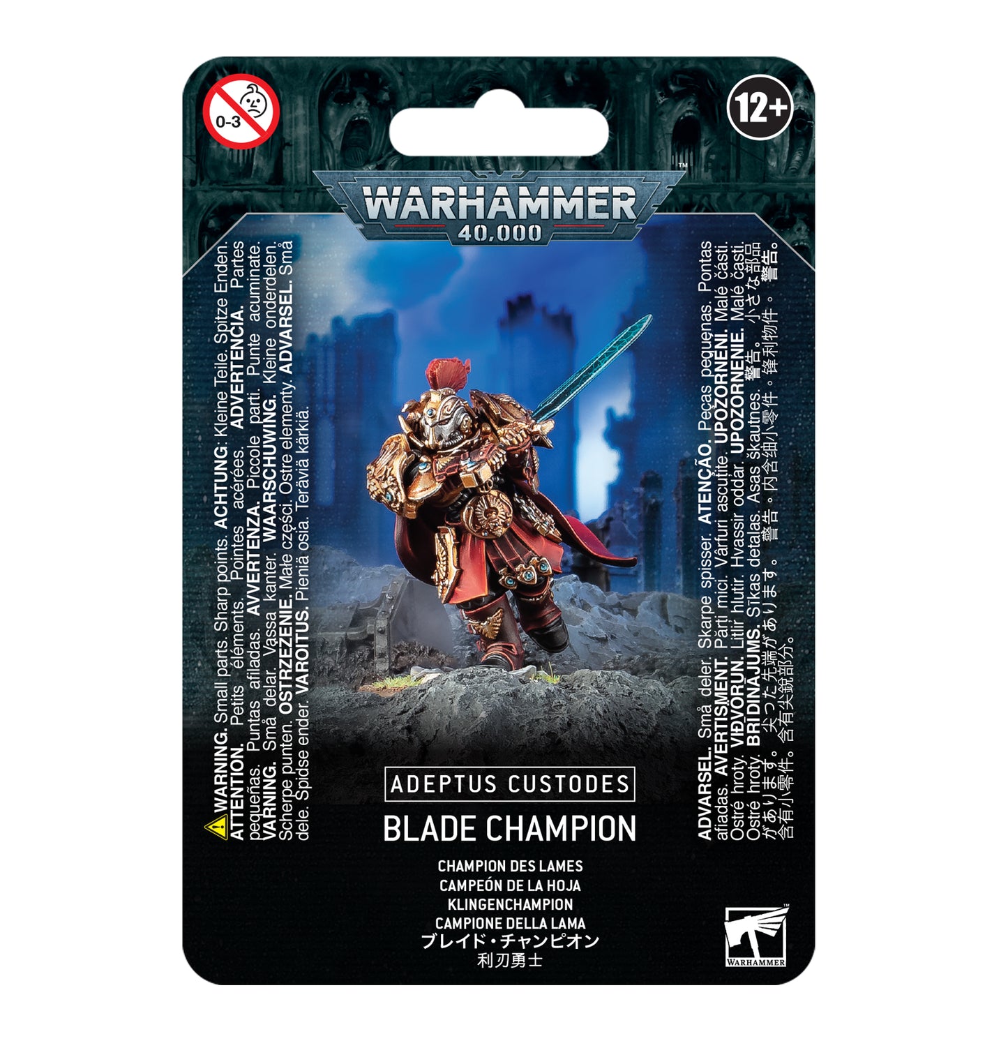 Games Workshop 01-17 - Warhammer 40,000 - Adeptus Custodes: Blade Champion