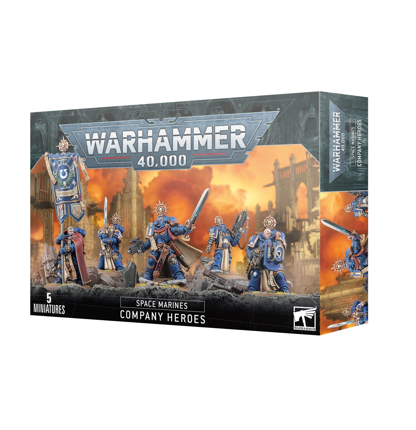 Games Workshop 48-08 - Warhammer 40,000 - Space Marines: Company Heroes