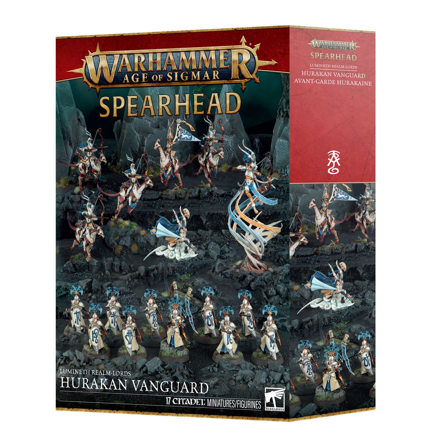 Games Workshop 70-874 - Age of Sigmar - Lumineth Realm-Lords: Hurakan Vanguard Spearhead