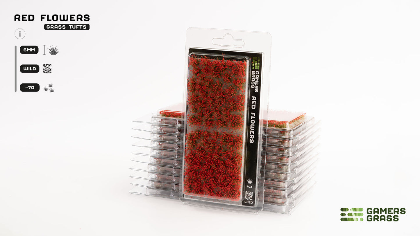 Gamers Grass GGF-RED - Red Flowers