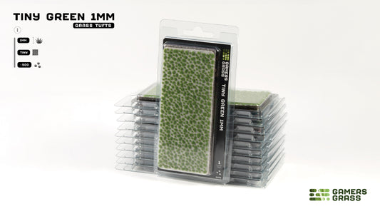 Gamers Grass GGTT-GR - Tiny Tufts - Green 1mm