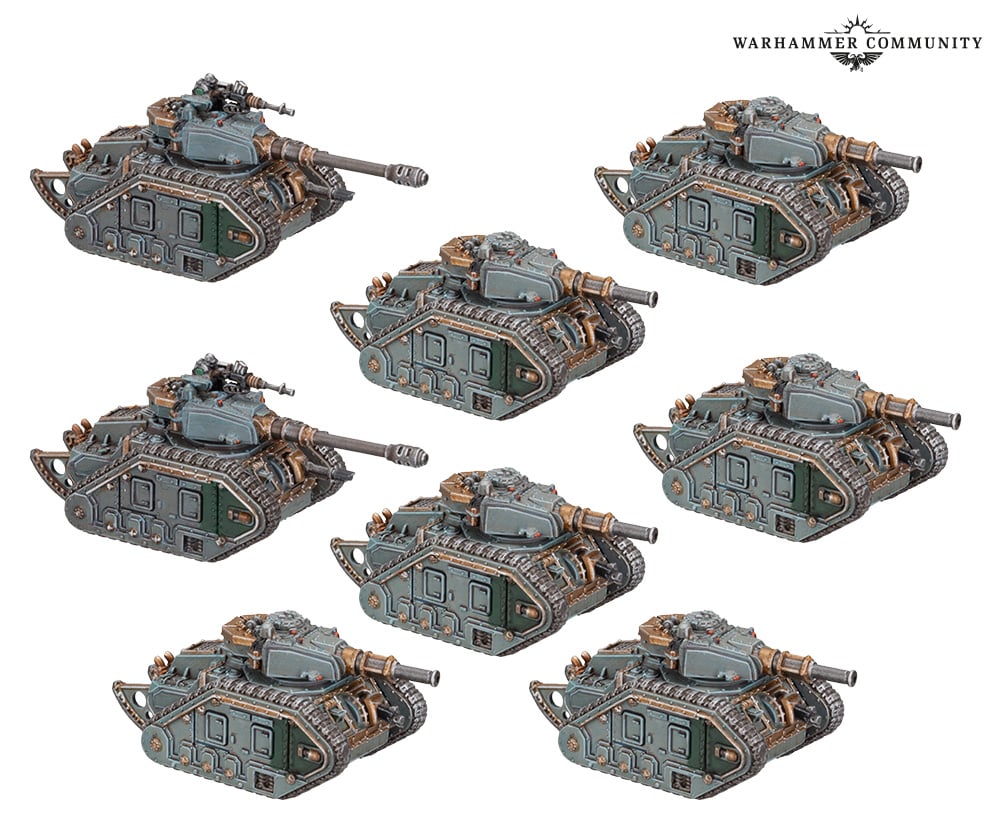 Games Workshop 03-12 - Legions Imperialis - Solar Auxilia: Leman Russ Strike Squadron