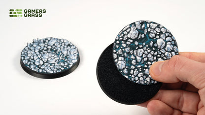 Gamers Grass GGT-FLR60 - Battle Ready Toppers - Frost Lake - Round 60mm (x2)
