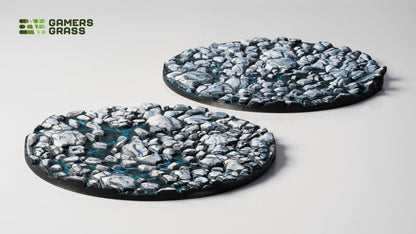 Gamers Grass GGT-FLR60 - Battle Ready Toppers - Frost Lake - Round 60mm (x2)
