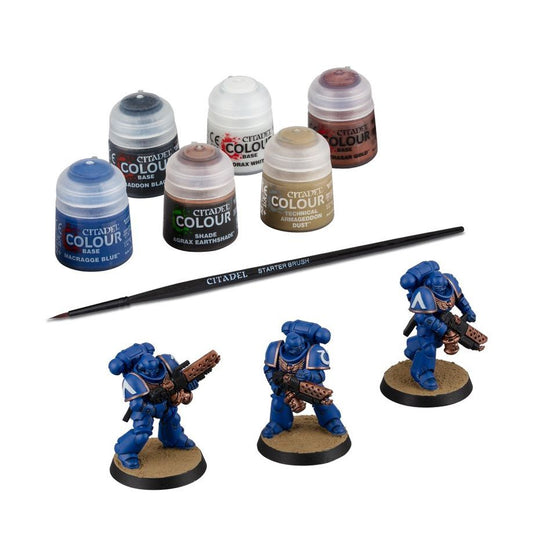 Games Workshop 60-11 - Warhammer 40,000 - Space Marines: Infernus Marines + Paint Set