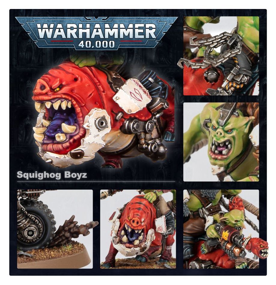 Games Workshop 50-54 - Warhammer 40,000 - Orks: Squighog Boyz