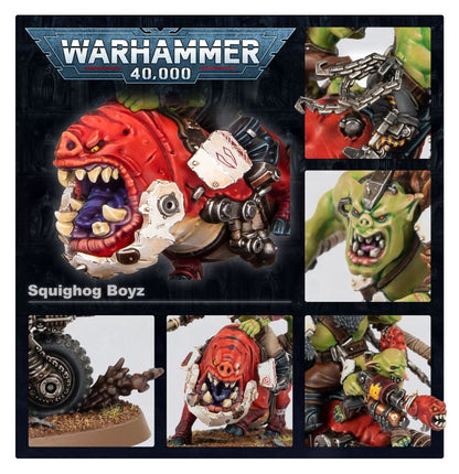 Games Workshop 50-54 - Warhammer 40,000 - Orks: Squighog Boyz