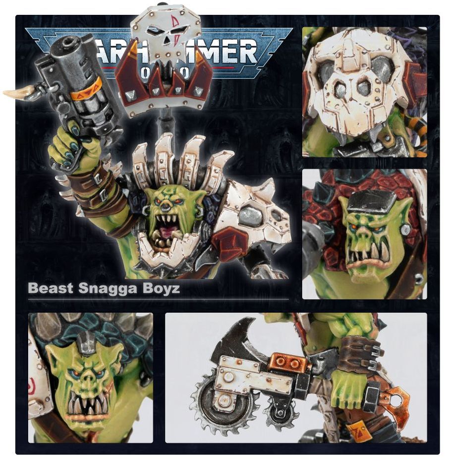 Games Workshop 50-51 - Warhammer 40,000 - Orks: Beast Snagga Boyz
