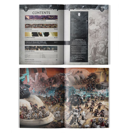Games Workshop 55-01 - Warhammer 40,000 - Black Templars: Codex Supplement (2025)