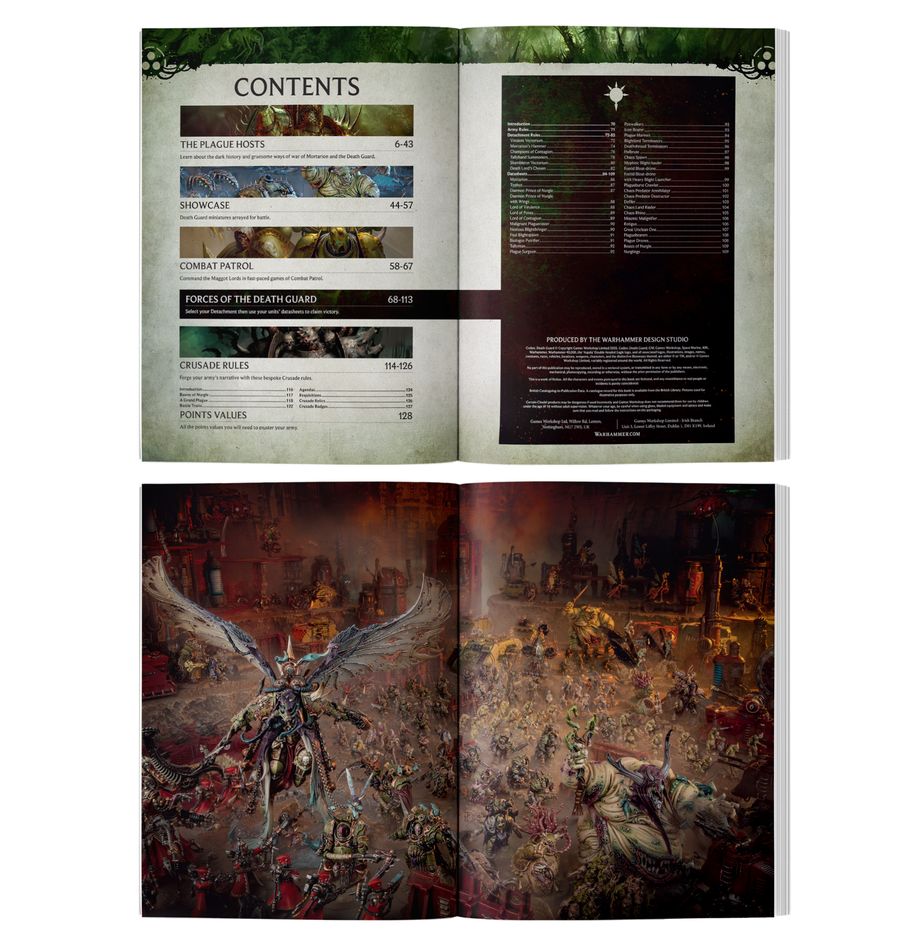 Games Workshop 43-03 - Warhammer 40,000 - Death Guard: Codex