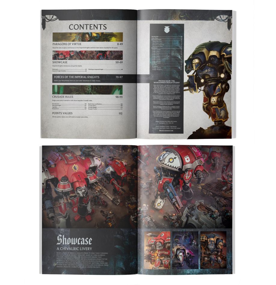 Games Workshop 54-01 - Warhammer 40,000 - Imperial Knights: Codex
