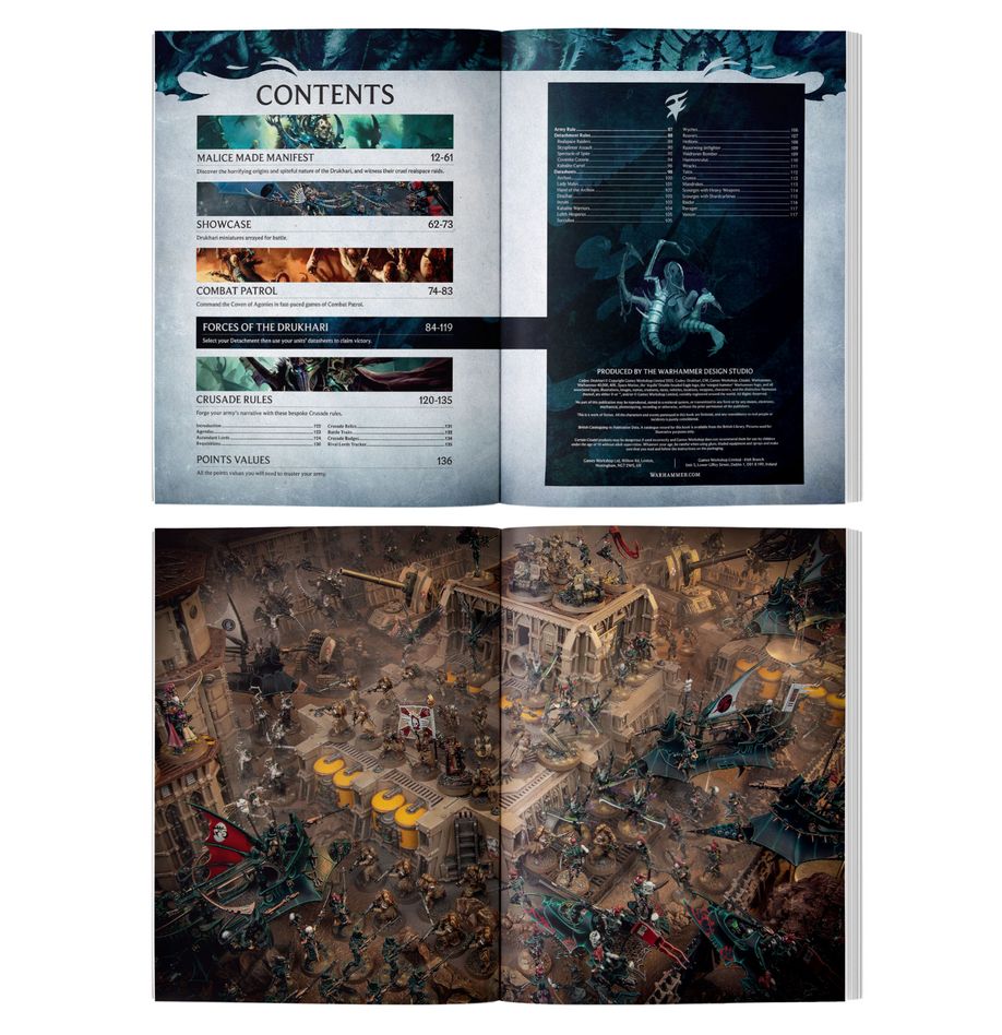 Games Workshop 45-01 - Warhammer 40,000 - Drukhari: Codex (2025)