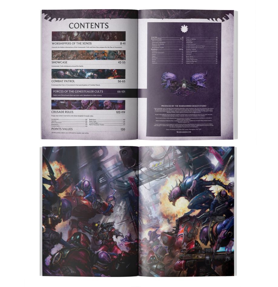 Games Workshop 38-01 - Warhammer 40,000 - Genestealer Cults: Codex