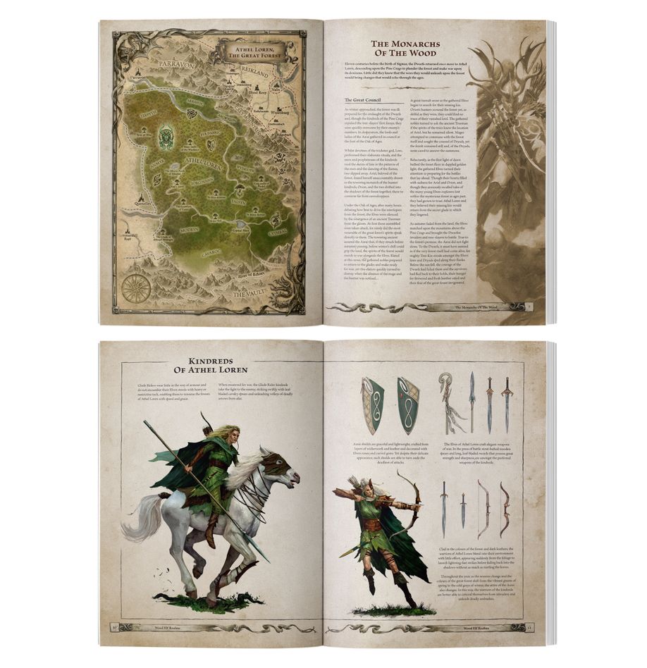 Games Workshop 13-101 - Warhammer: The Old World - Wood Elf Realms: Arcane Journal