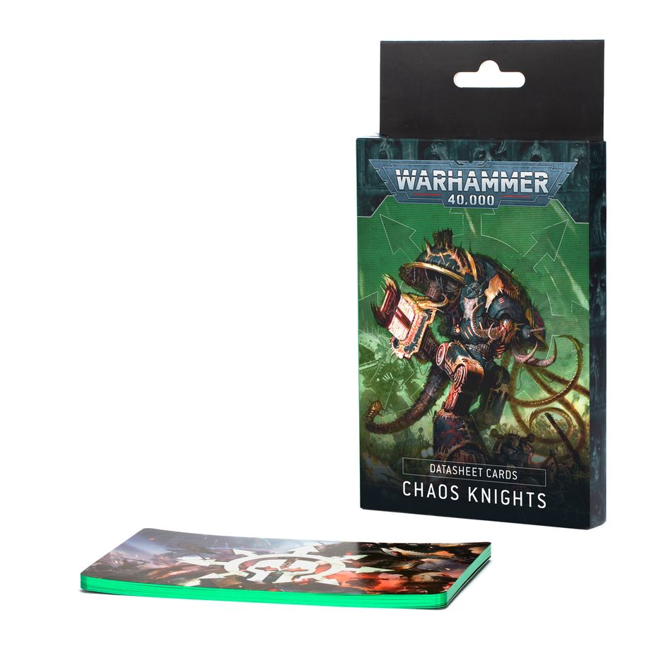 Games Workshop 43-05 - Warhammer 40,000 - Chaos Knights: Datasheet Cards