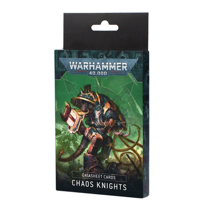 Games Workshop 43-05 - Warhammer 40,000 - Chaos Knights: Datasheet Cards