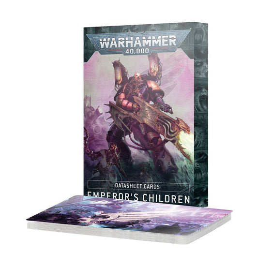 Games Workshop 37-03 - Warhammer 40,000 - Emperor's Children: Datasheet Cards