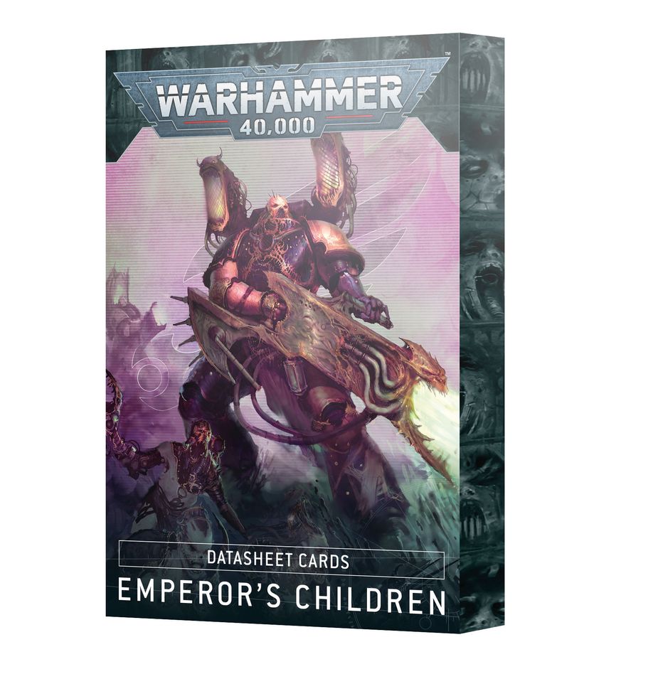 Games Workshop 37-03 - Warhammer 40,000 - Emperor's Children: Datasheet Cards