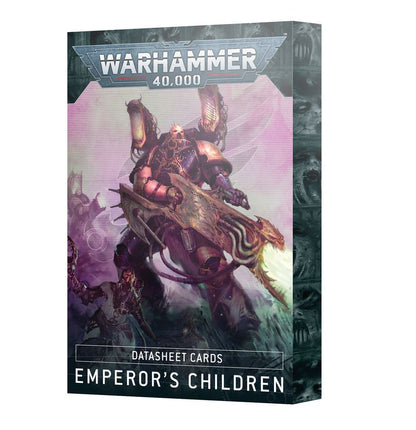 Games Workshop 37-03 - Warhammer 40,000 - Emperor's Children: Datasheet Cards