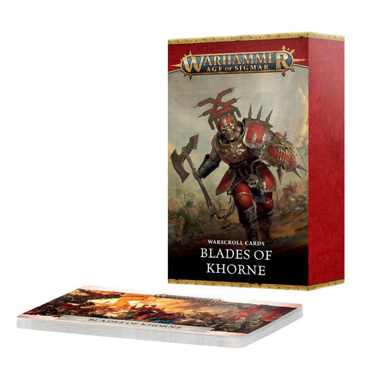 Games Workshop 83-81 - Age of Sigmar - Blades of Khorne: Warscroll Cards