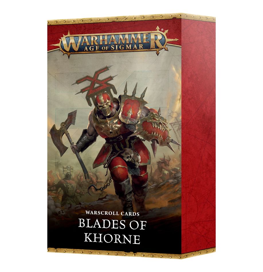 Games Workshop 83-81 - Age of Sigmar - Blades of Khorne: Warscroll Cards