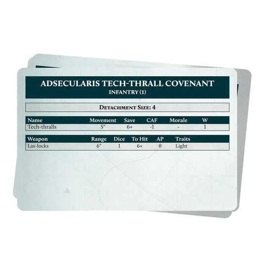 Games Workshop 03-69 - Legions Imperialis - Mechanicum: Army List Cards