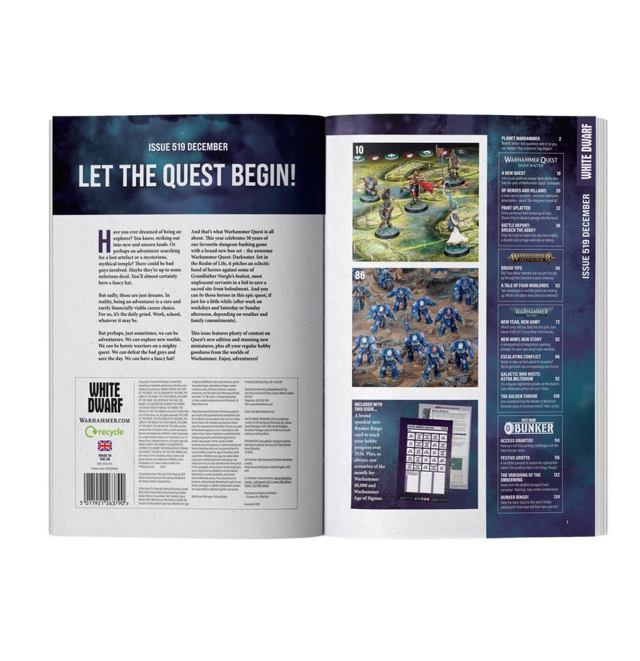 Games Workshop WD12-25 - White Dwarf 519 (December 2025)