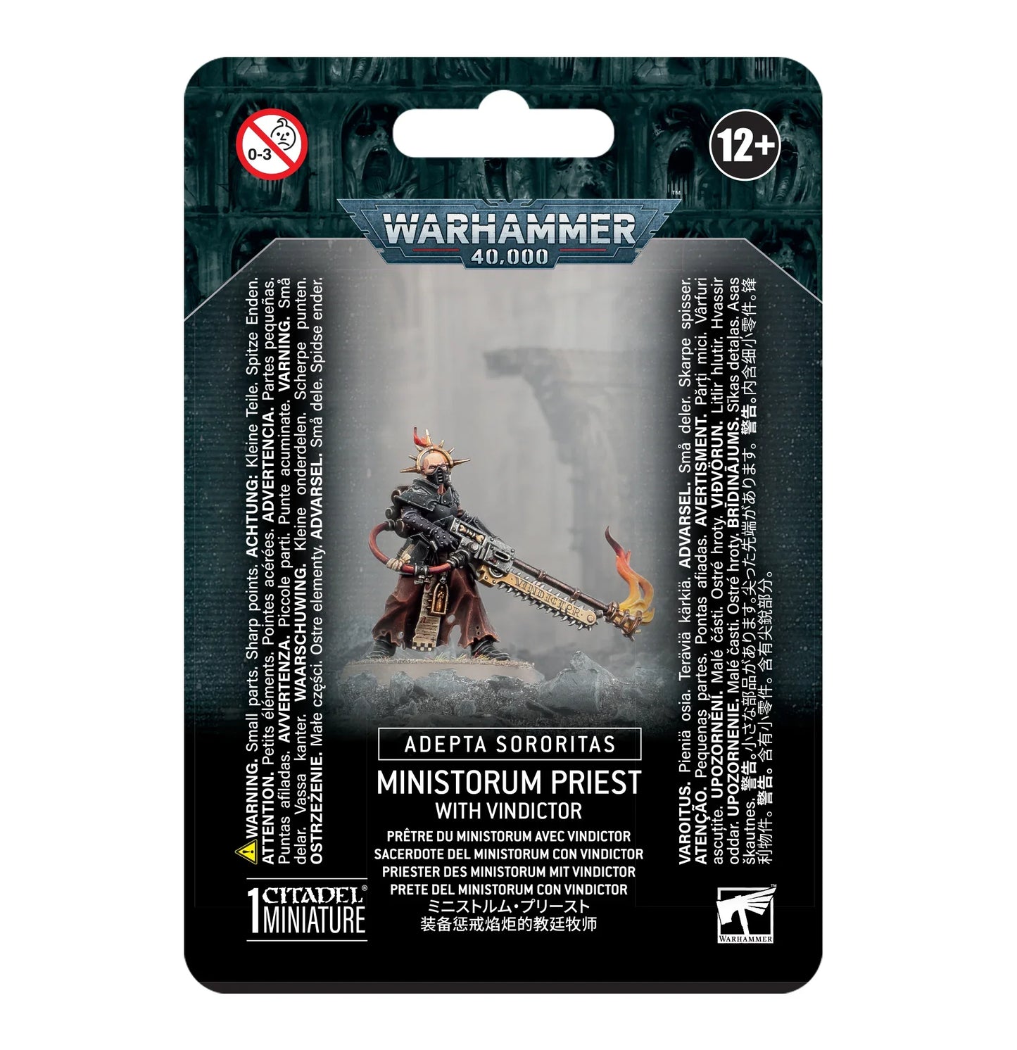 Games Workshop 52-51 - Warhammer 40,000 - Adepta Sororitas: Ministorum Priest with Vindictor