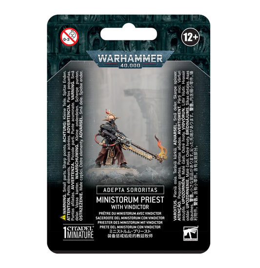 Games Workshop 52-51 - Warhammer 40,000 - Adepta Sororitas: Ministorum Priest with Vindictor