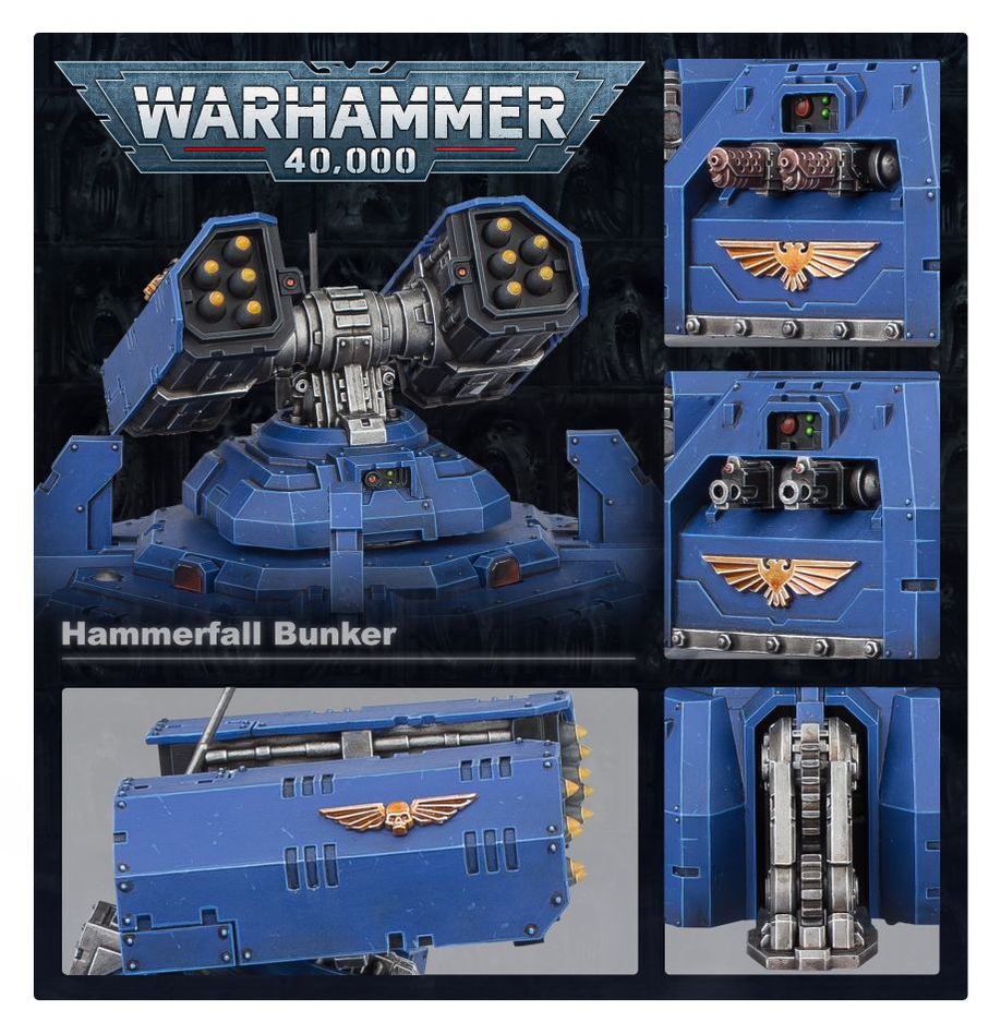 Games Workshop 48-22 - Warhammer 40,000 - Space Marines: Hammerfall Bunker